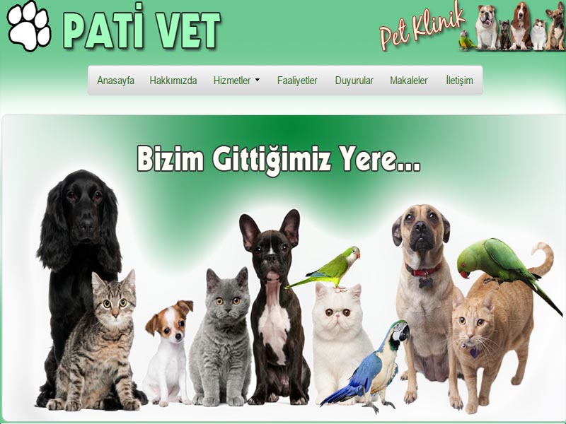 Pativet Veteriner websitesi ilkedesign tarafndan yaplmtr.