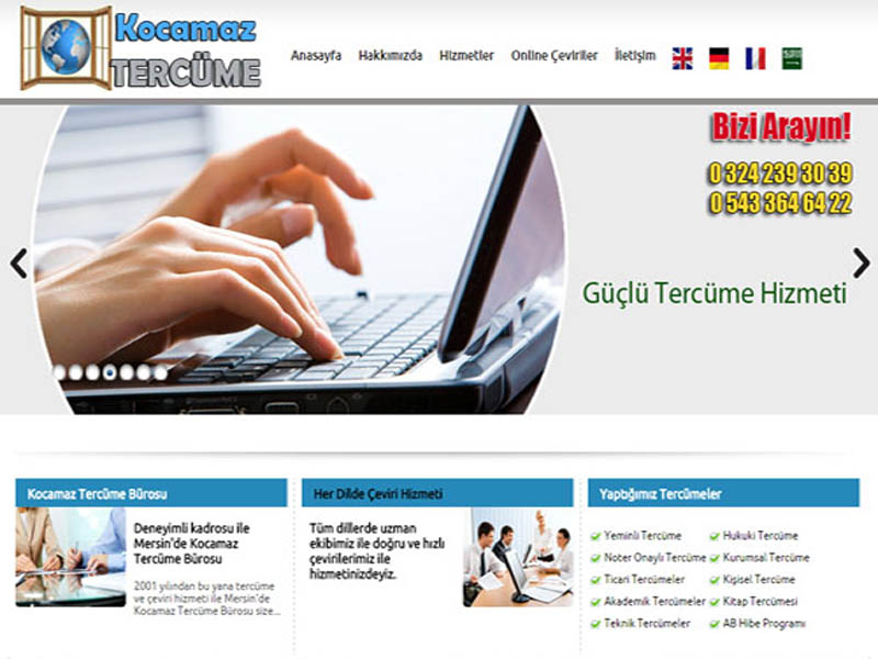 Kocamaz Tercme Brosu websitesi ilkedesign tarafndan yaplmtr.