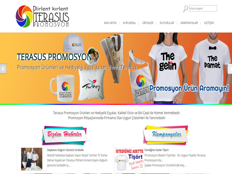 Terasus Promosyon Ürünleri websitesi ilkedesign tarafından yapılmıştır.