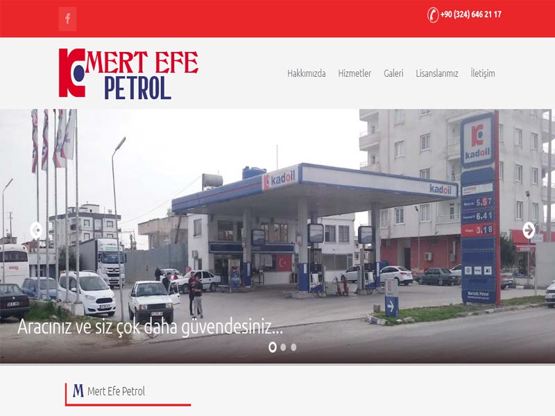 Mert Efe Petrol websitesi ilkedesign tarafından yapılmıştır.