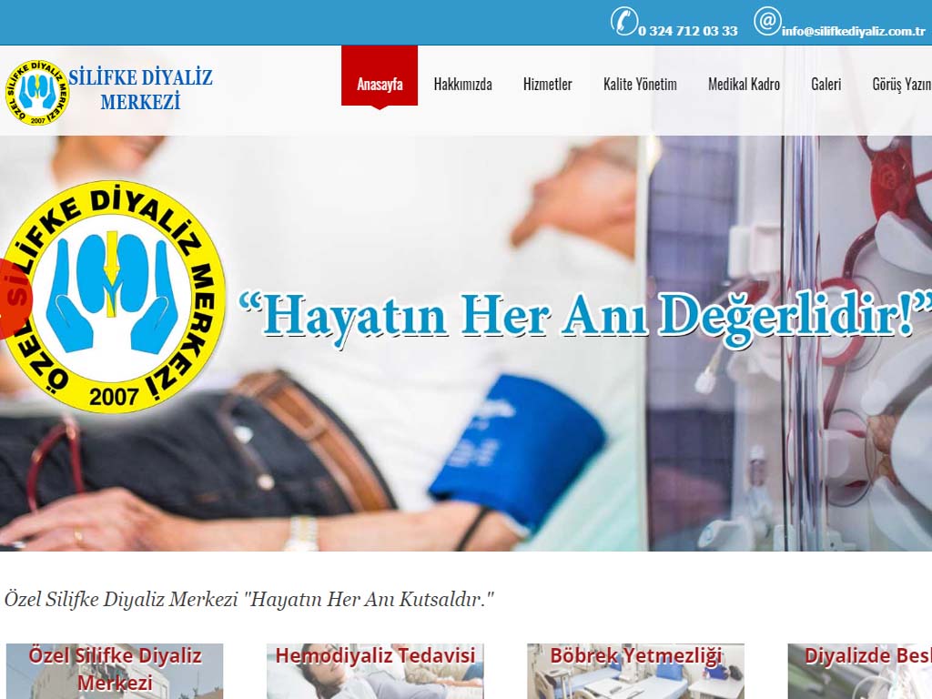 Silifke Diyaliz Merkezi websitesi ilkedesign tarafndan yaplmtr.