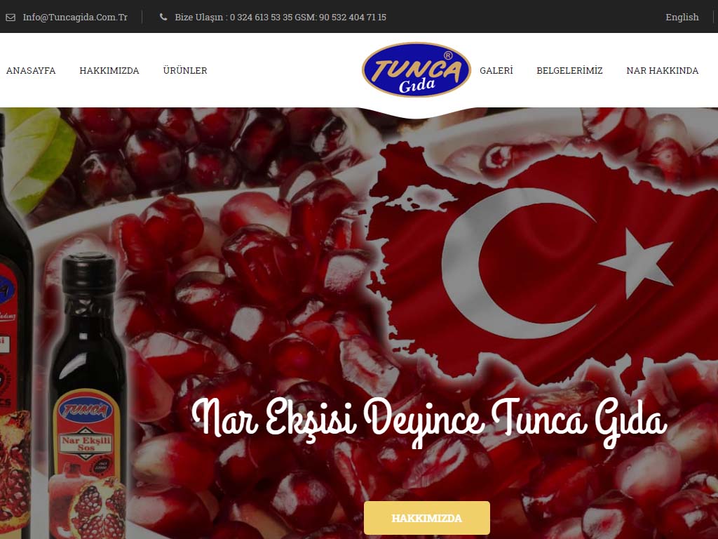 Tunca Gda Kurumsal Websitesi websitesi ilkedesign tarafndan yaplmtr.