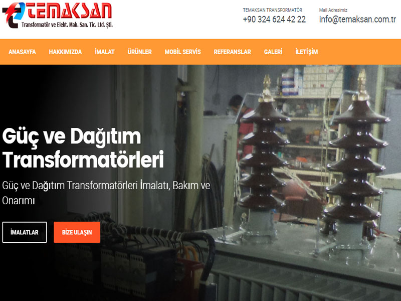 Temaksan Firmas Kurumsal Websitesi websitesi ilkedesign tarafndan yaplmtr.