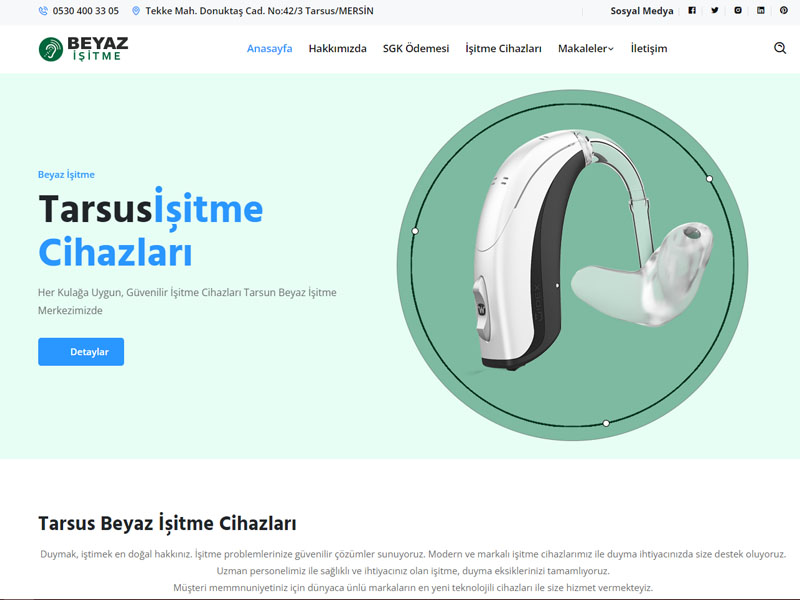 Tarsus Beyaz itme websitesi ilkedesign tarafndan yaplmtr.