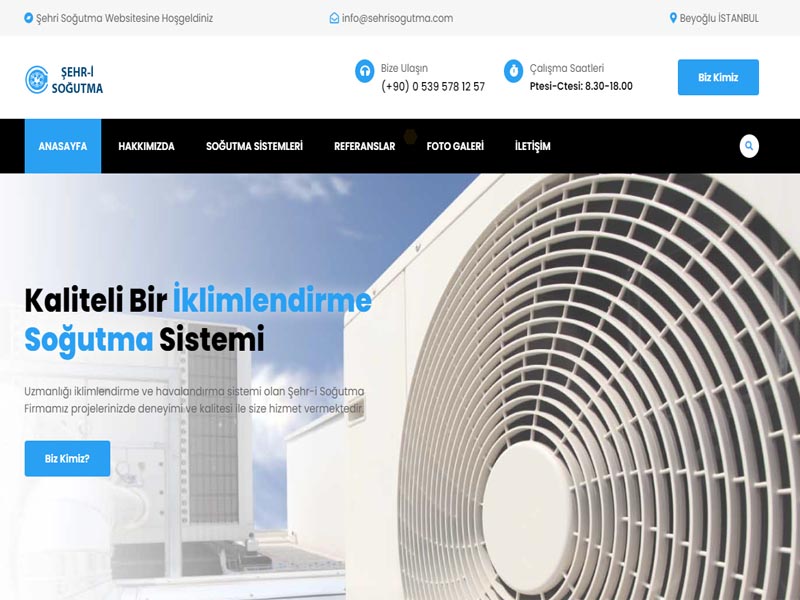İstanbul Şehr-i Soğutma Sistemleri websitesi ilkedesign tarafından yapılmıştır.