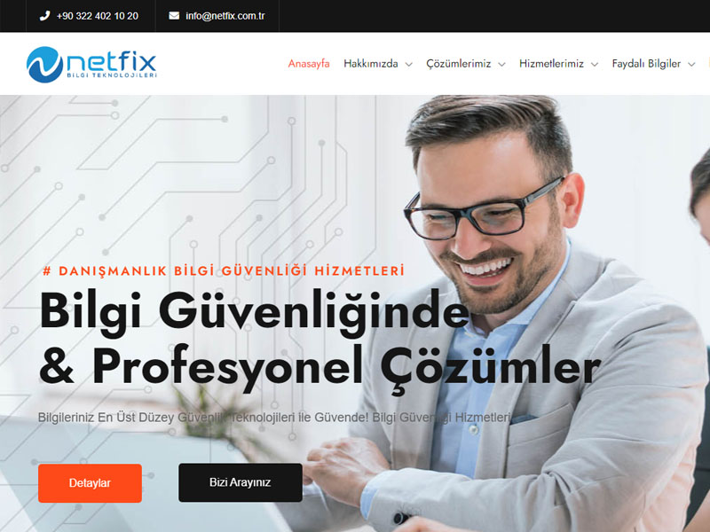 Netfix Bilişim Teknolojileri Firması websitesi ilkedesign tarafından yapılmıştır.